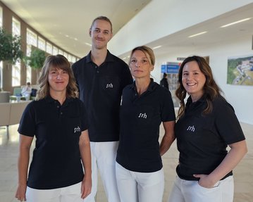 Vier Mitglieder des Ernährungsteams des SRH Wald-Klinikums Gera.