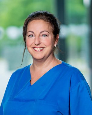 Yvonne Wildensee, Sachgebietsleitung Hygiene, Fachpflege Hygiene- und Infektionsprävention, Fachpflege Anästhesie/Intensivpflege